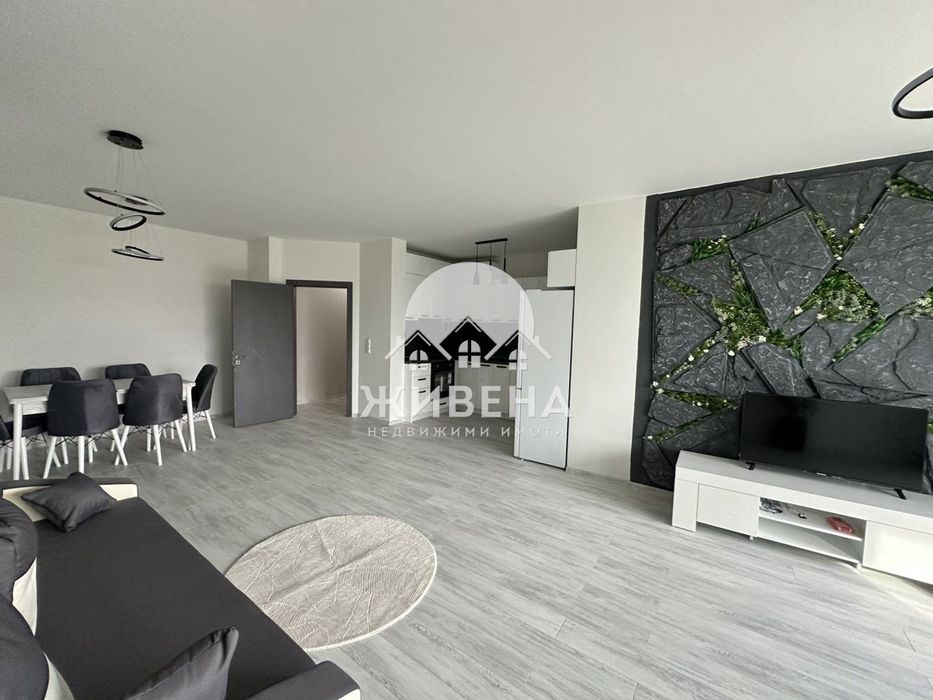 Отдава под наем обзаведен 3-стаен апартамент, кв. Бриз