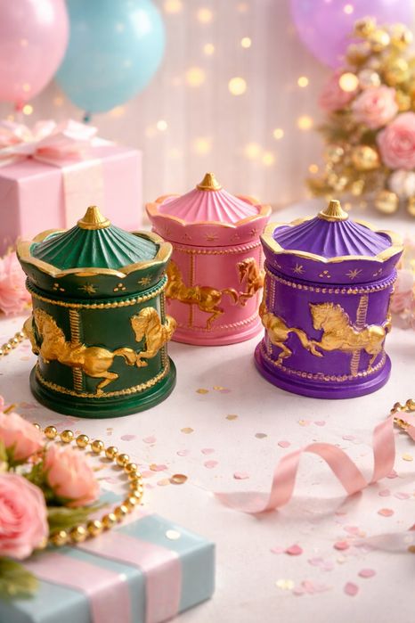 Свеча карусель символ нового года