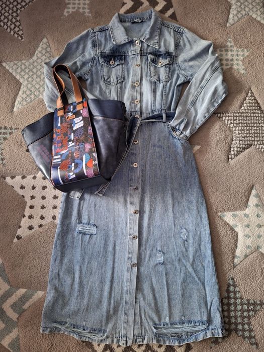 Дънкова рокля С\М