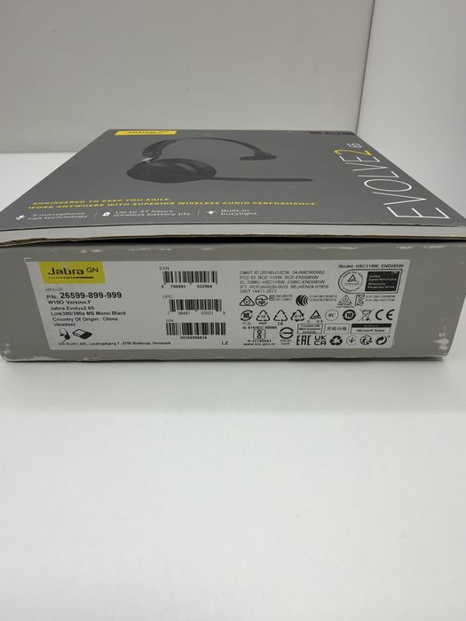 Jabra Evolve2 65 Link380/390a MS Mono Black, noi