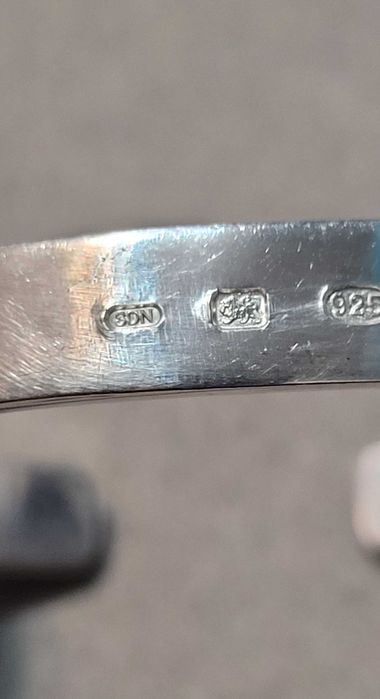 Brățară manșetă Hallmark din argint, Serge DeNimes