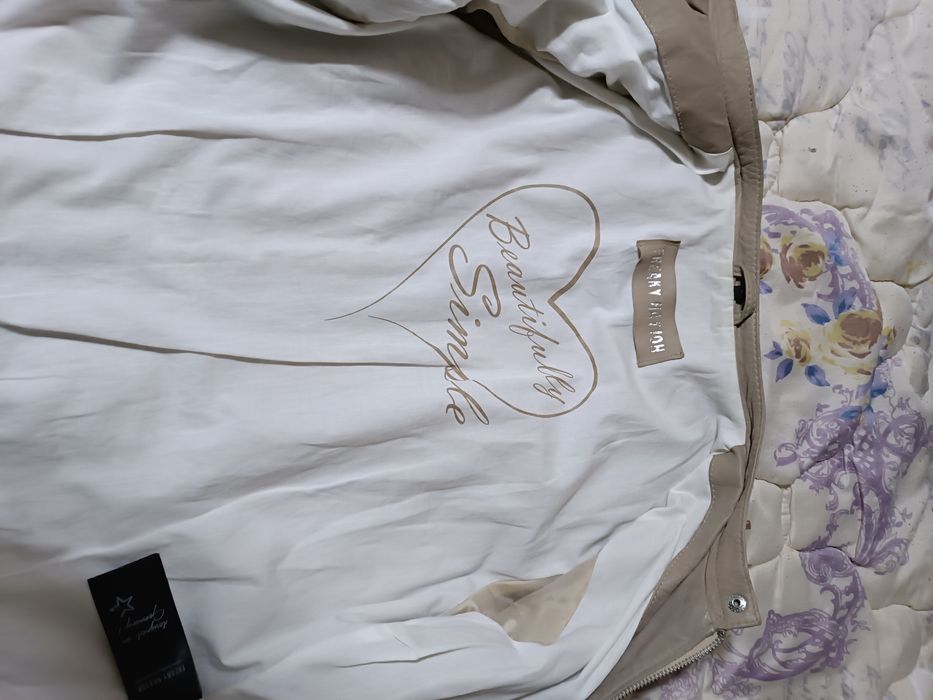 Geacă piele naturala marca Freaky Hation,mărimea L.