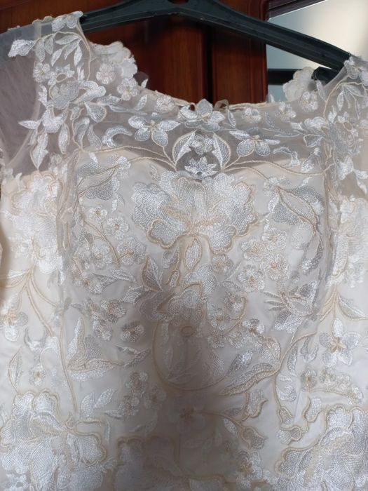 Свадебный платье фата