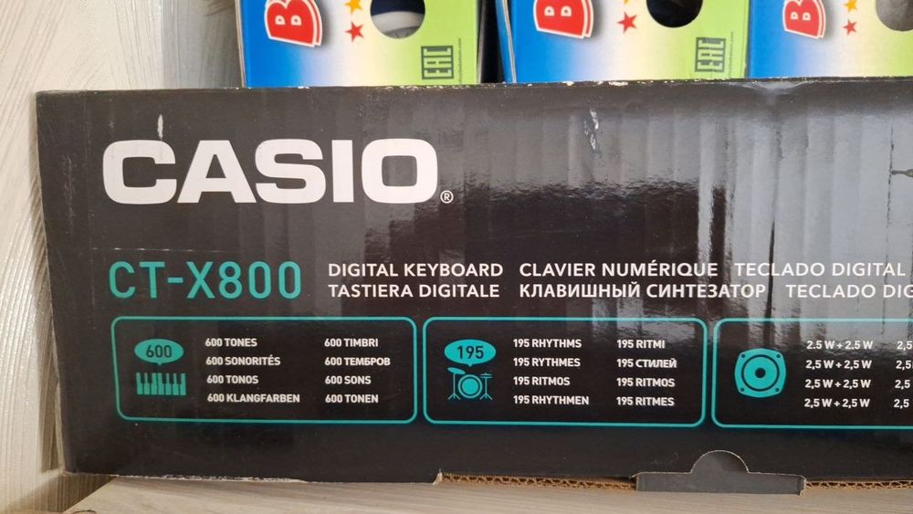 CASIO. CT-X800+Стойка.Новое электронное пианино