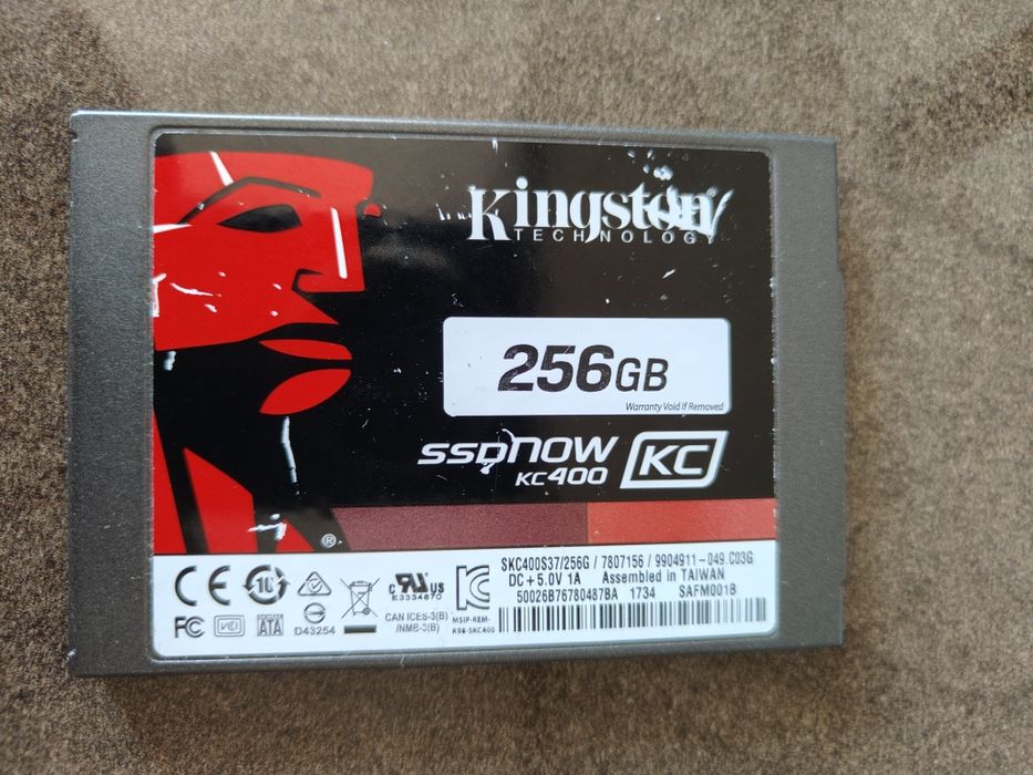 Ssd Kingston 256 gb