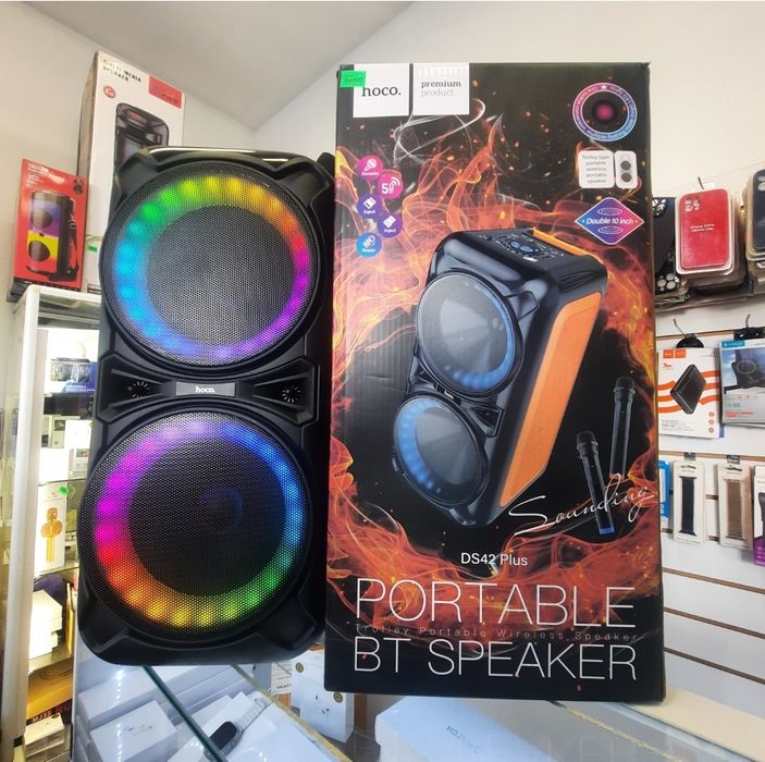 Музыкальная колонка караоке HOCO DS42 PLUS