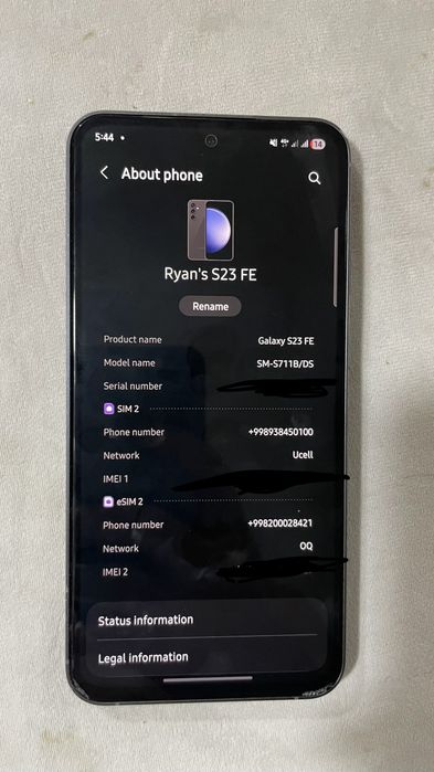 Samsung galaxy s23 fe