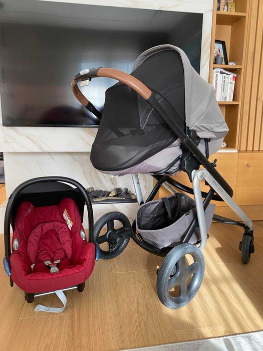 Детска количка MAXI COSI, модел Lila и кош за кола Cabrio Fix