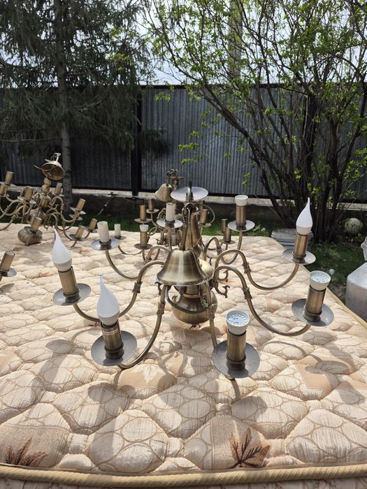 Люстры латуневые