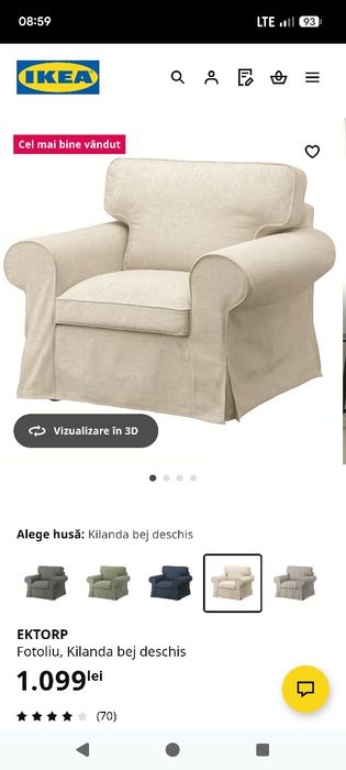 Vând fotoliu Ikea