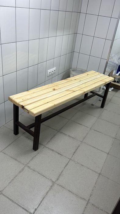 Скамья парковая без спинки