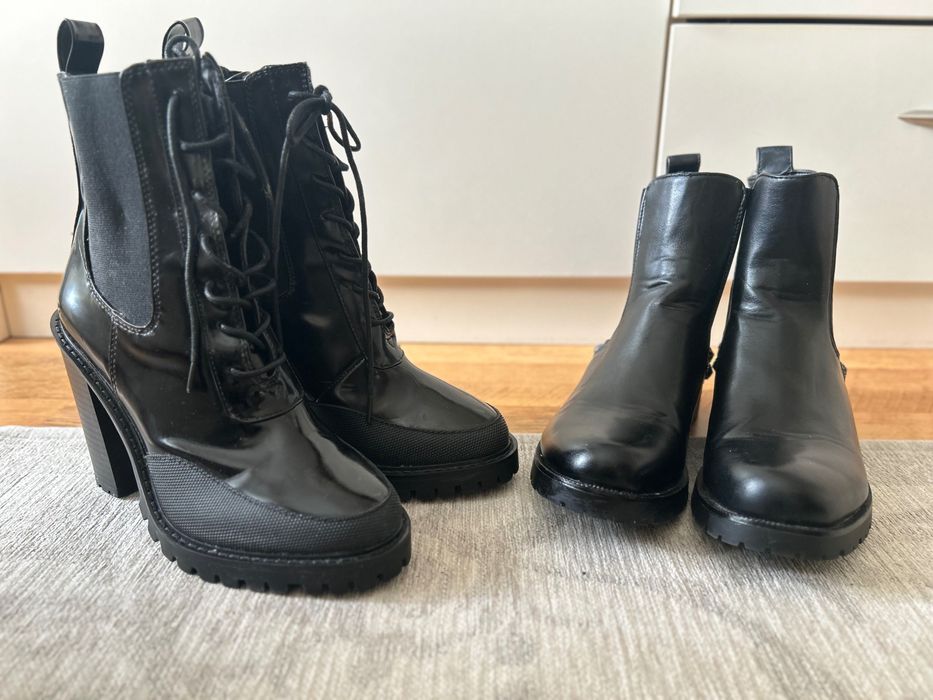 2 броя Боти черни размер  38