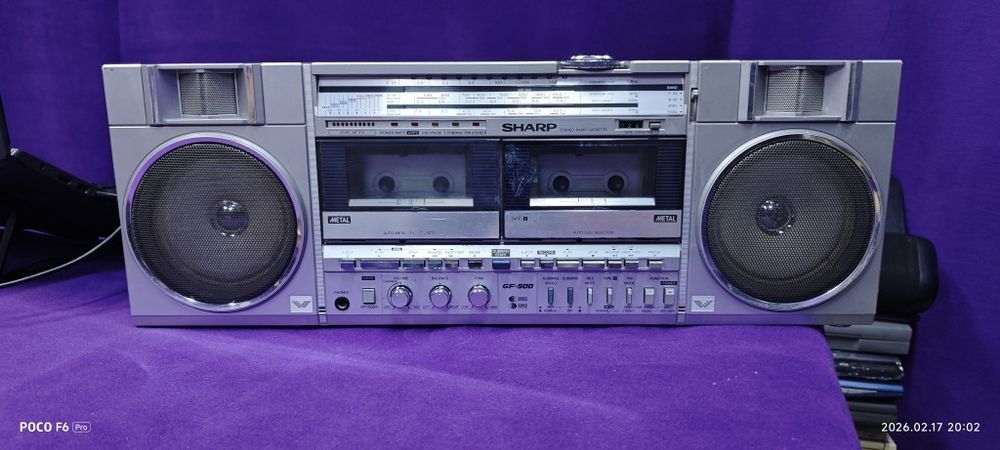 Магнитола Sharp GF 500. В отличном состоянии