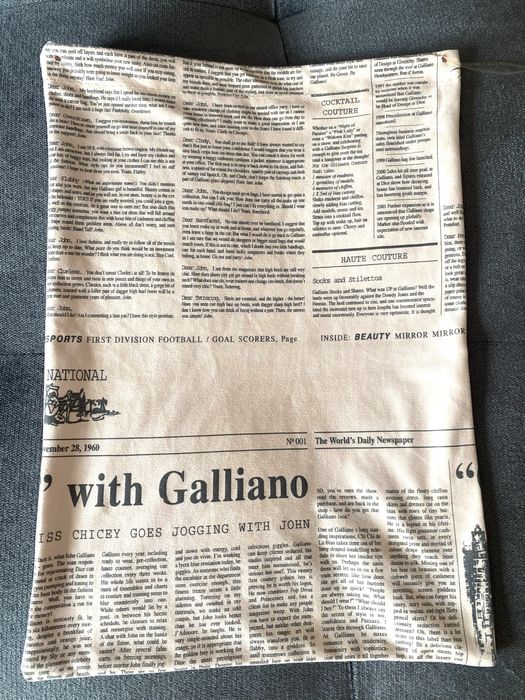 Saculet protectie John Galliano  Dior