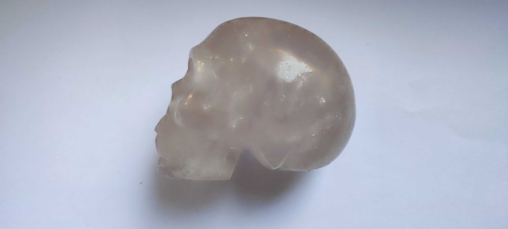 ЧЕРЕП из крупного камня ГОРНЫЙ ХРУСТАЛЬ