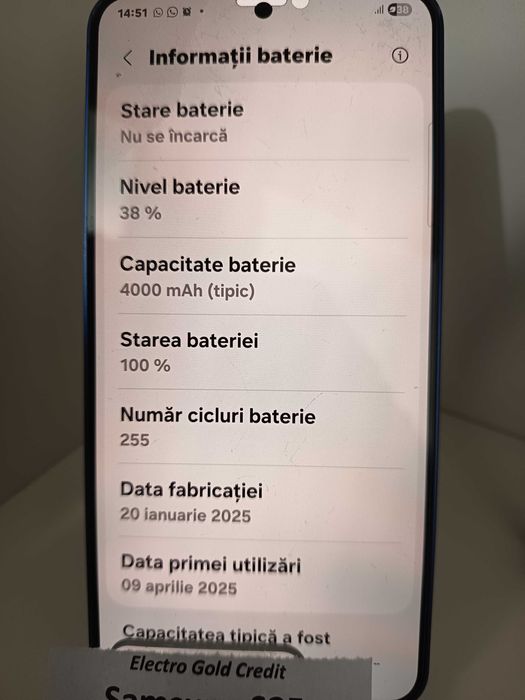 Samsung S25 5G 12GB RAM/128GB/Navy/Bateria 100% ID10030