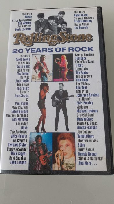Caseta VHS muzica ROLLING STONE : 20 Years of Rock