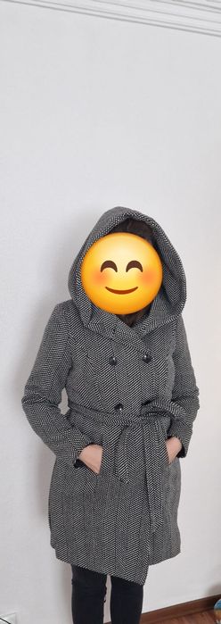 Bonprix-Palton gravide elegant, foarte comod – stare excelentă