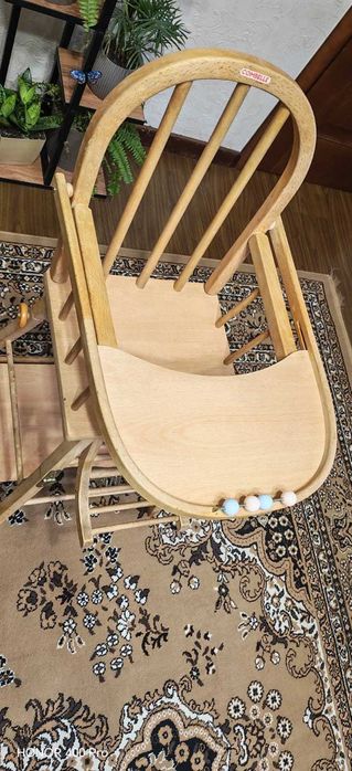 Детский стульчик-трансформер из натурального дерева