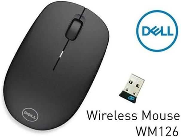 Мишка Dell - безжична, черна