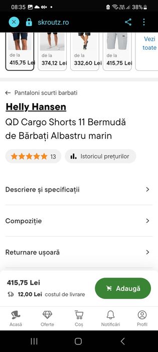 Bluza/pantaloni scurți Helly Hansen