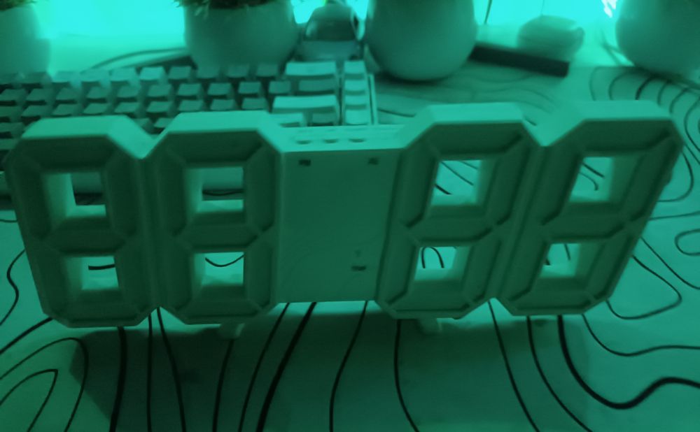 Часы для стола сетапа