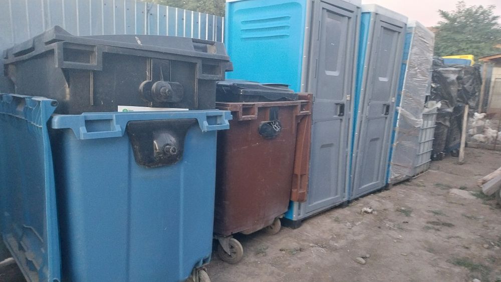 Pubela gunoi ÷ 600/1100 litri ÷ 350/500 lei