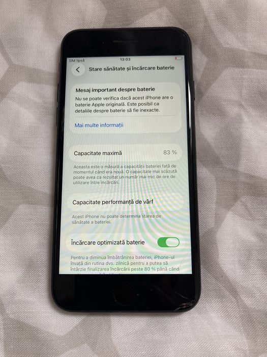 Iph.on se 2021. SE 2 64gb. Baterie 83 %