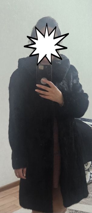 Норковая шуба , размер 44-48