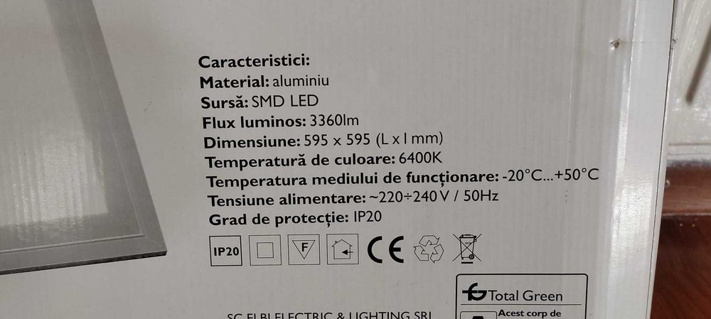 Panouri LED 48W Total Green