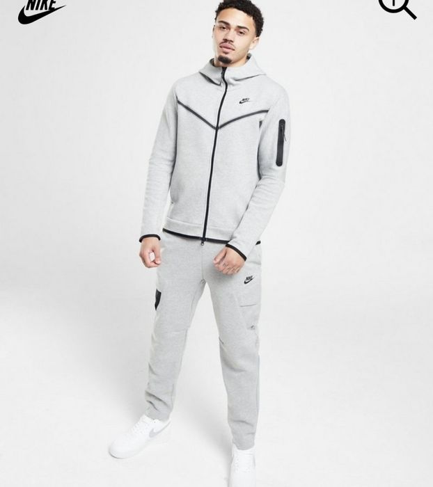 Мъжки екип nike  TCH FLC HOODIE FZ DK GREY