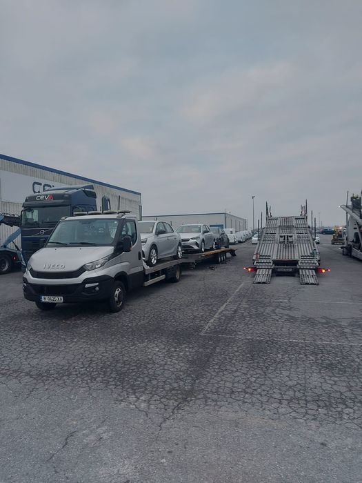 Пътна помощ Варна - 6места за пътници 24/7. Транспорт на техника до 5т