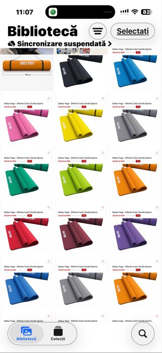 Saltea yoga saltele fitness gimnastica diferite culori Germany noi