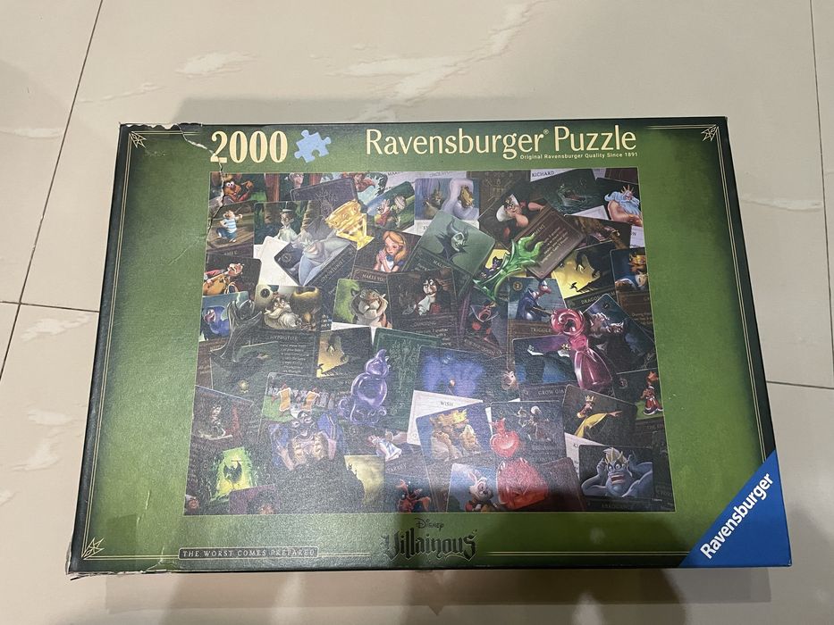 Пъзел Ravensburger 2000 ел. - Дисни злодеи: Всички злодеи