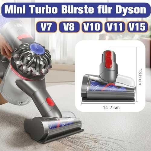 RUKHOOL мини турбо четка за Dyson V7 V8 V10 V11 V15