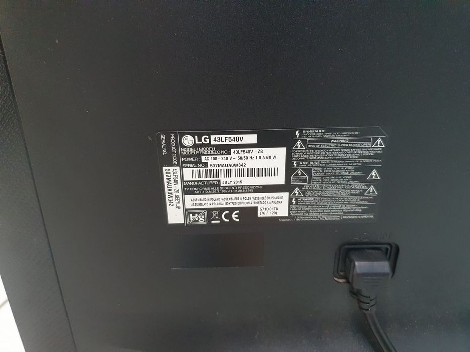 Vind Tv LG diagonala 43