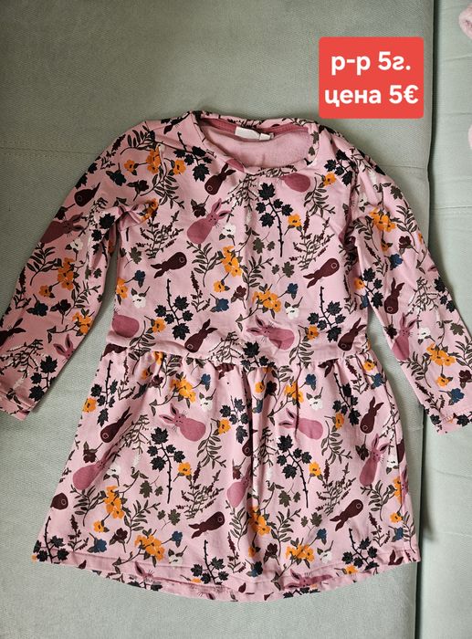 Детски рокли размер 5-6 г.