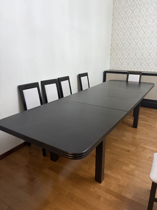 Стол деревянный 1 × 2 м