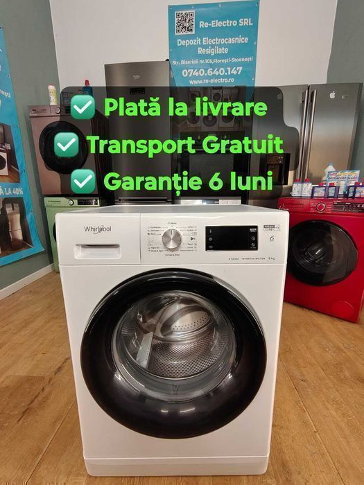 Masina de spalat rufe WHIRLPOOL 10KG   ~ REDUCERI DE PRIMĂVARĂ ~