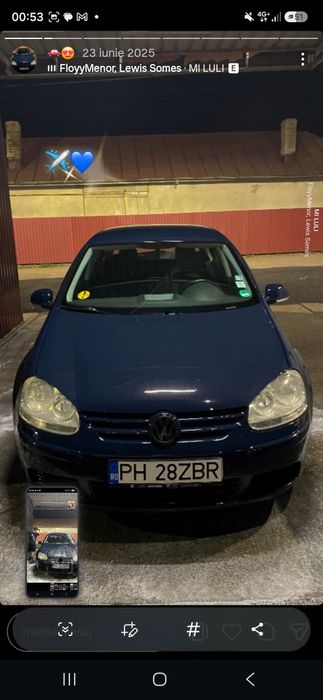 Vand golf 5 1.9 sdi,masina fara probleme pentru mai multe detalii sunati la nr 0730292560 fiscal pe loc