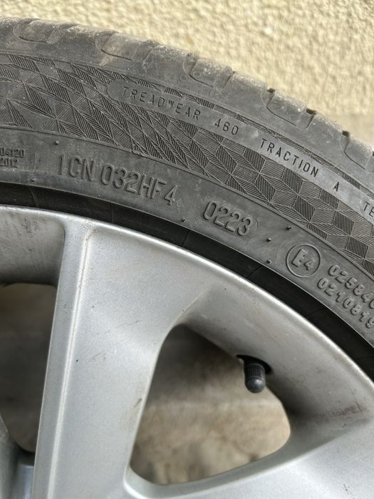 Set jante originale bmw plus cauciucuri de vara 205/50/17