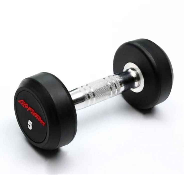 Гантел резиновый Lifefitness 2.5кг до 40кг