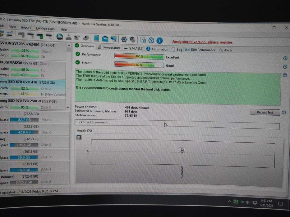 4TB SSD - Samsung QVO