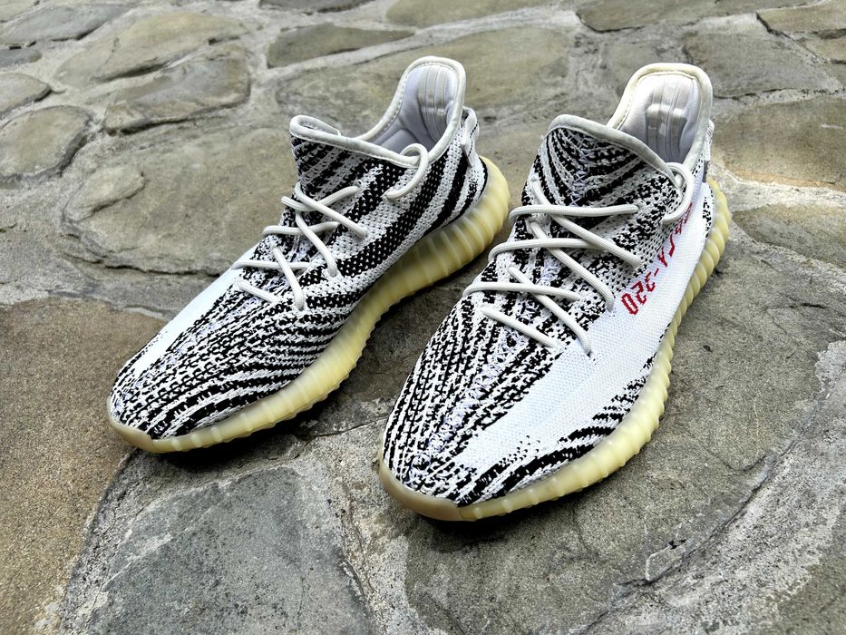 Adidas Yeezy Boost 350 Zebra CP9654 originali - mărime 46 2/3