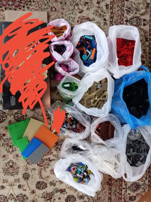 Срочно продам LEGO 11 кг росыпи Аналог