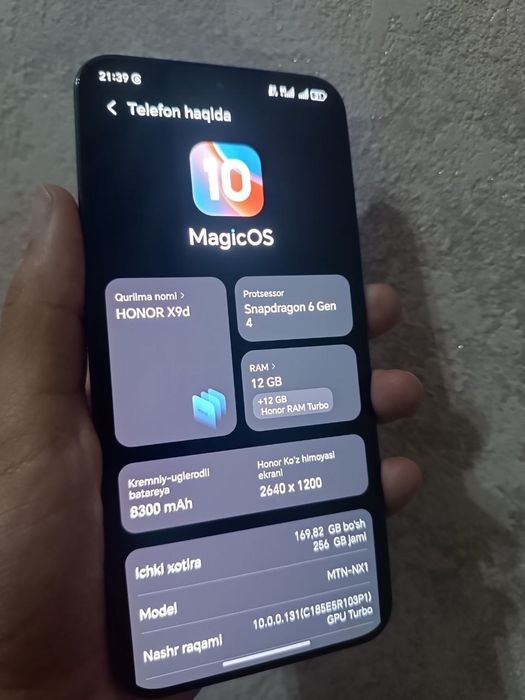 Honor x9d 12, 256 gb