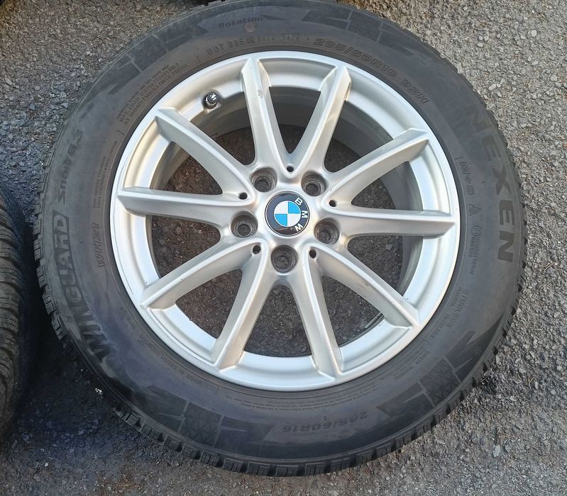 4 бр. джанти 16", 5x112 66 mm с зимни гуми 205/60/16