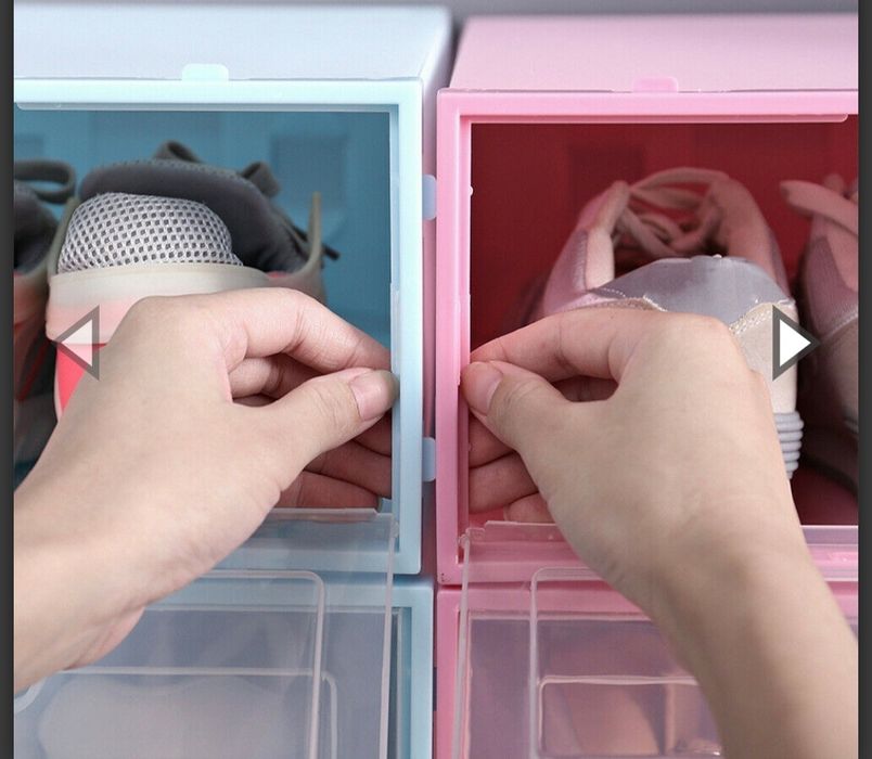 Кутия за съхранение на обувки прозрачна