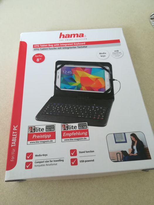 Husa HAMA pentru tableta 8 inch cu tastatura