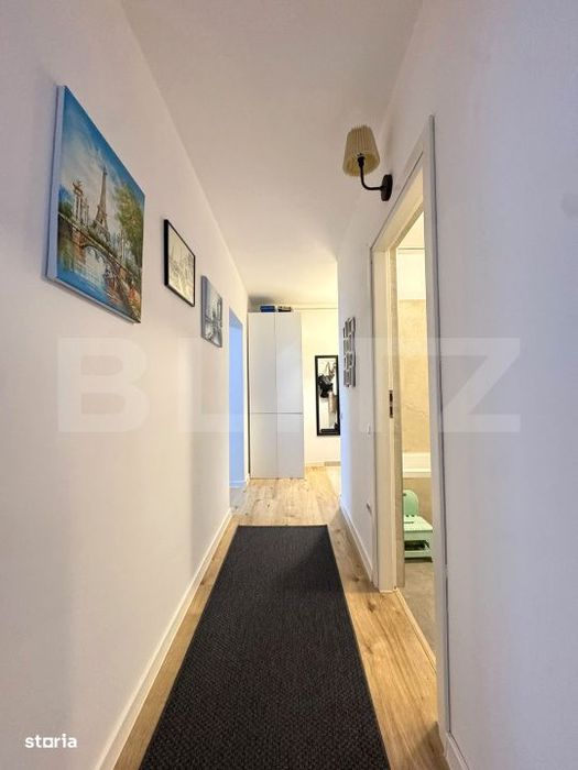 Apartament decomandat, 2 camere, 58mp, balcon, renovat, zona Teilor